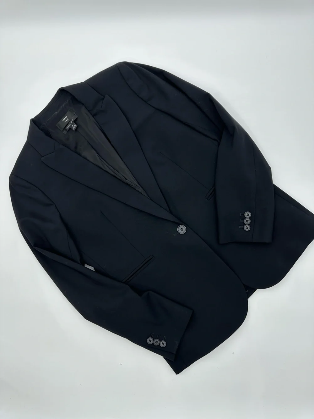 J.Crew 365 Black Italian Wool Blazer size 6